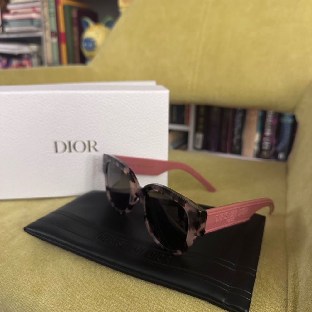 Dior Pink and Tortoise Sunglasses